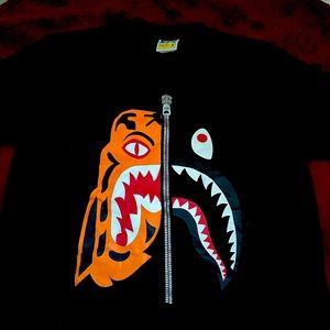 Bape tiger Shark Tee